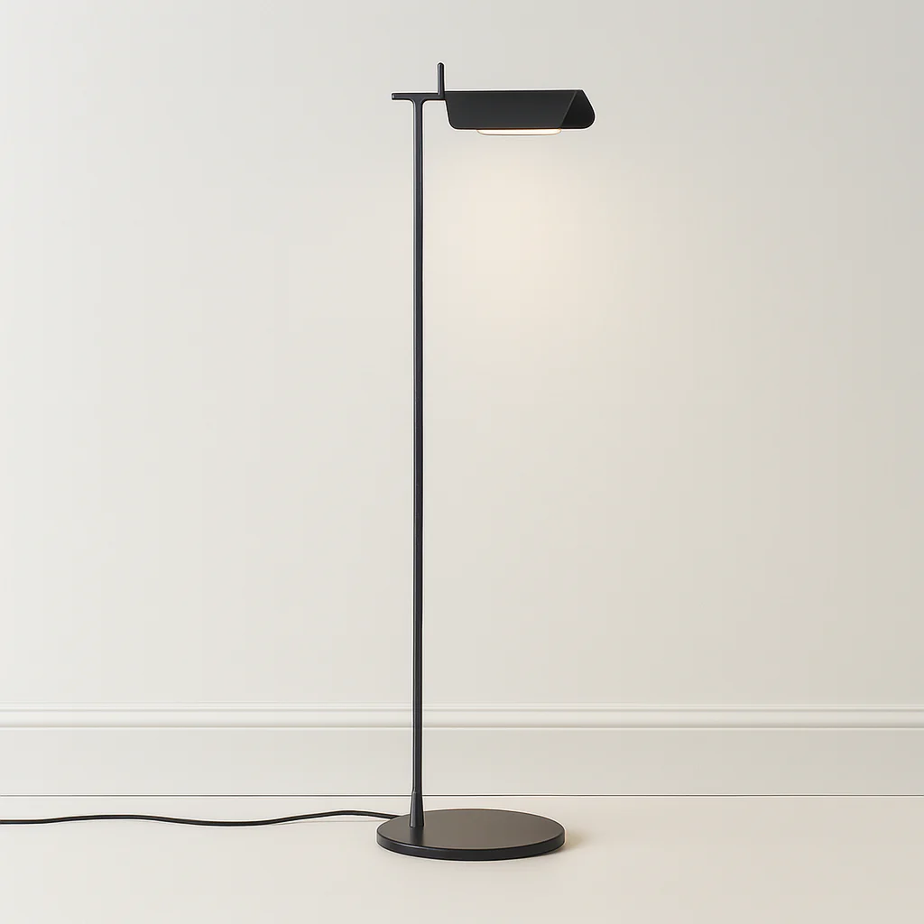 Luminária de Piso Coluna Direcionável Moderna Minimalista Metal LED Tandier
