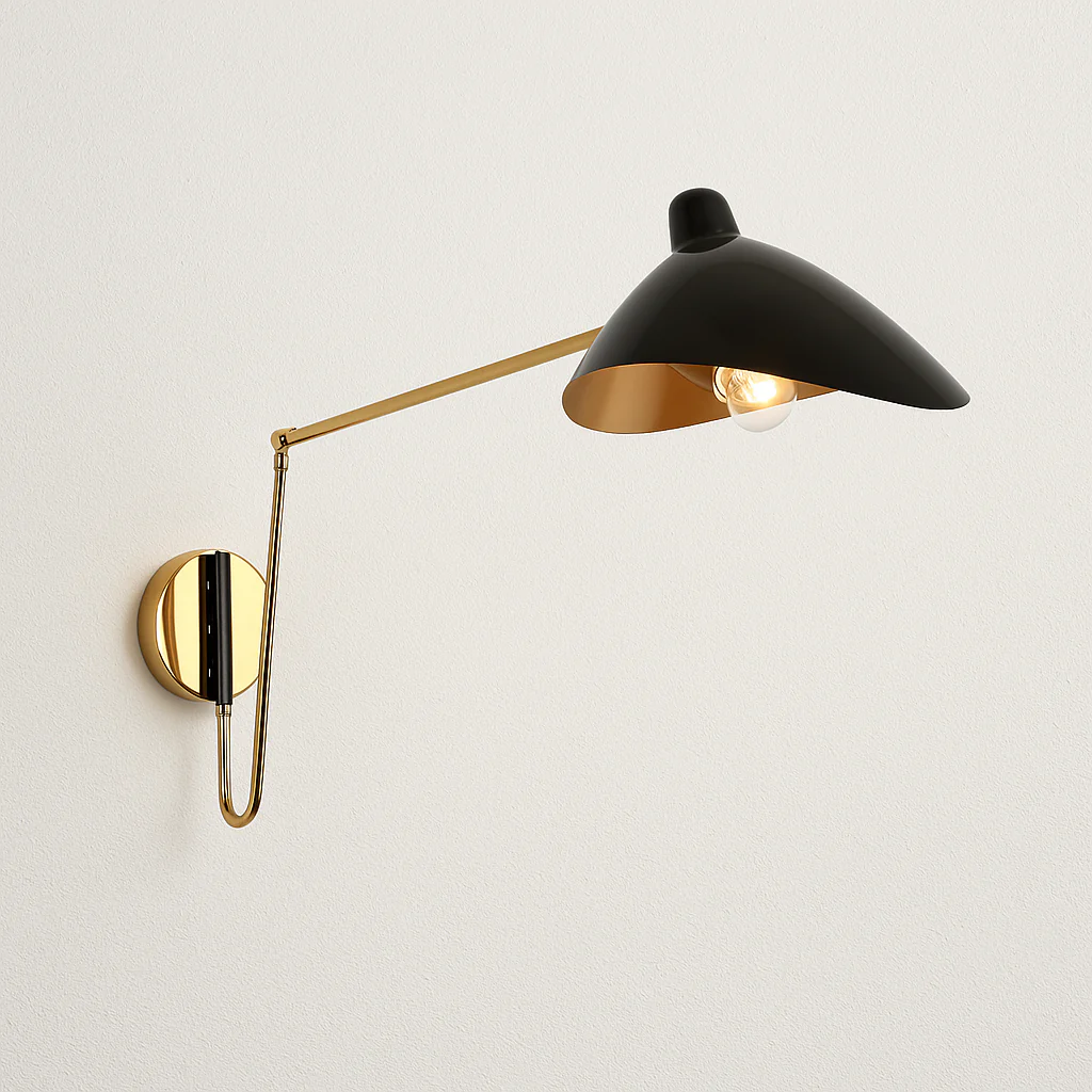 Luminária Arandela Articulada Moderna Minimalista Metal Shoot - Image 2