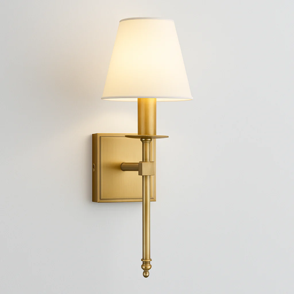 Luminária Arandela Clássica Moderna Tecido Metal Ace - Image 2