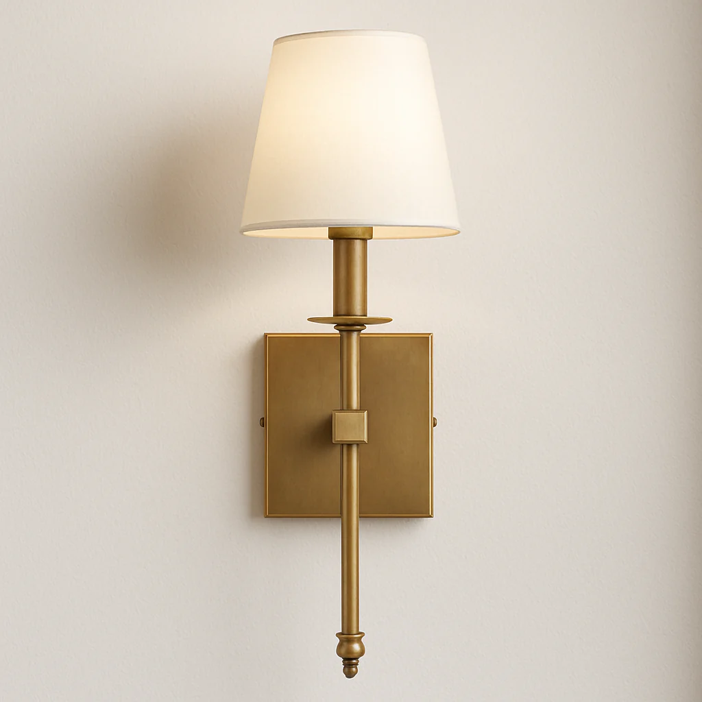 Luminária Arandela Clássica Moderna Tecido Metal Ace - Image 3