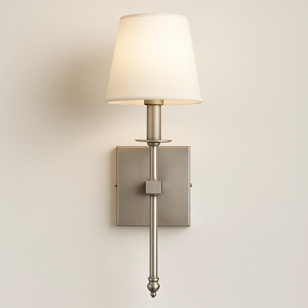Luminária Arandela Clássica Moderna Tecido Metal Ace - Image 4