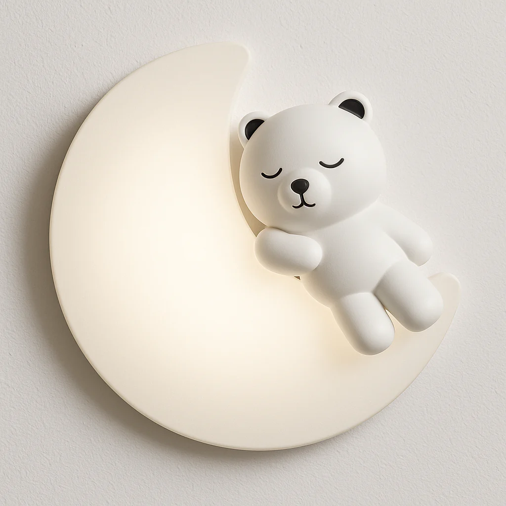 Luminária Arandela Infantil Acrílico LED Moon Kids - Image 2