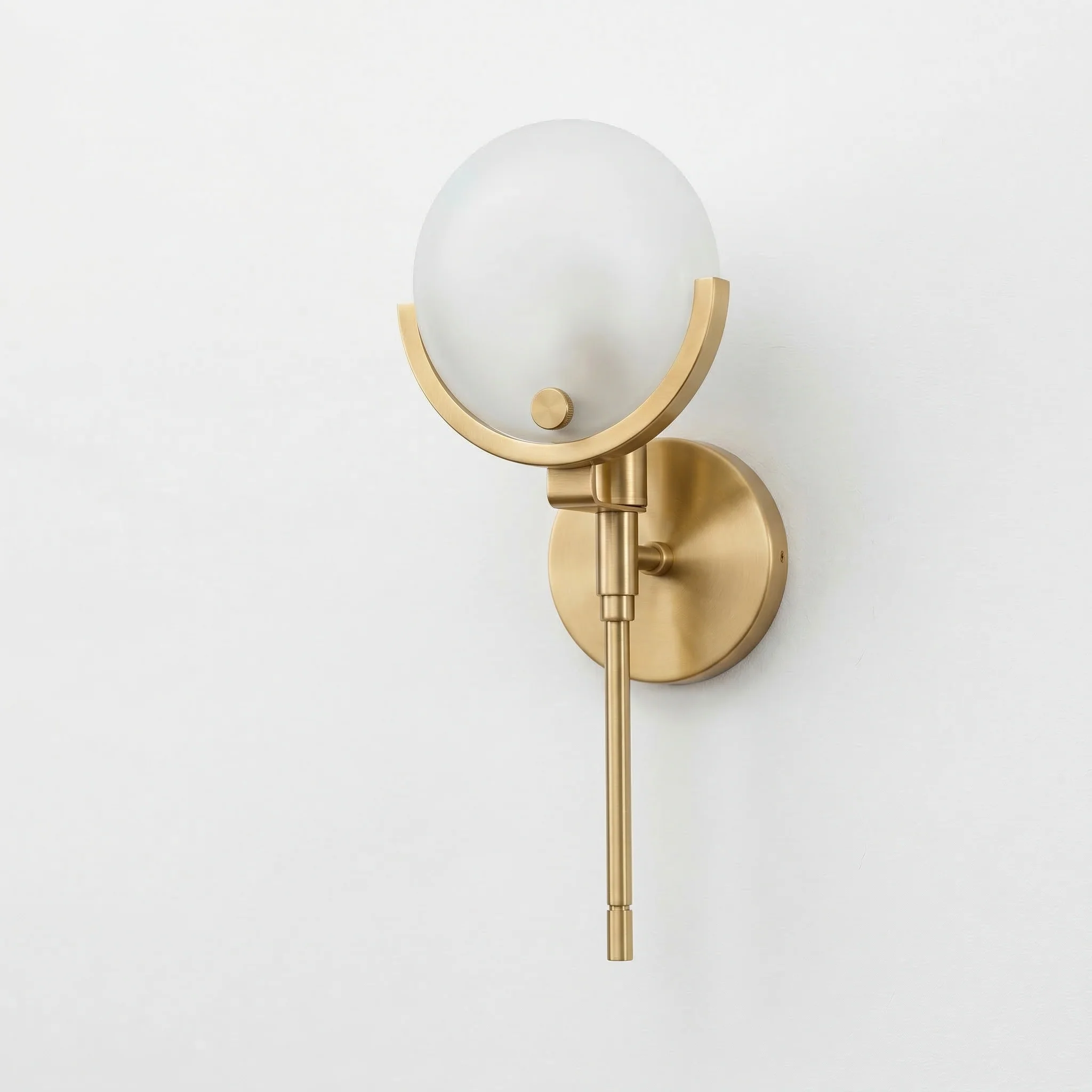 Luminária Arandela Moderna Minimalista Mármore Carrara Metal Estíria - Image 2