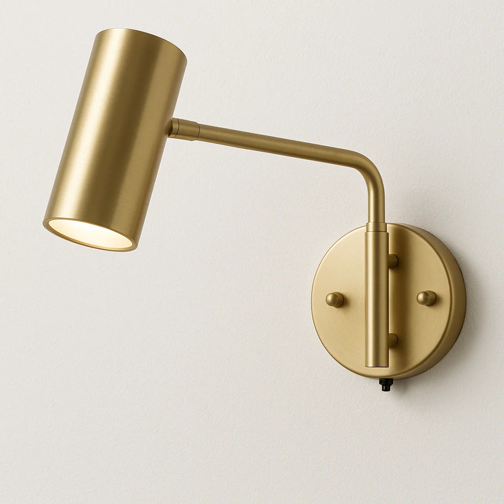 Luminária Arandela Articulada Moderna Minimalista Metal Ajar