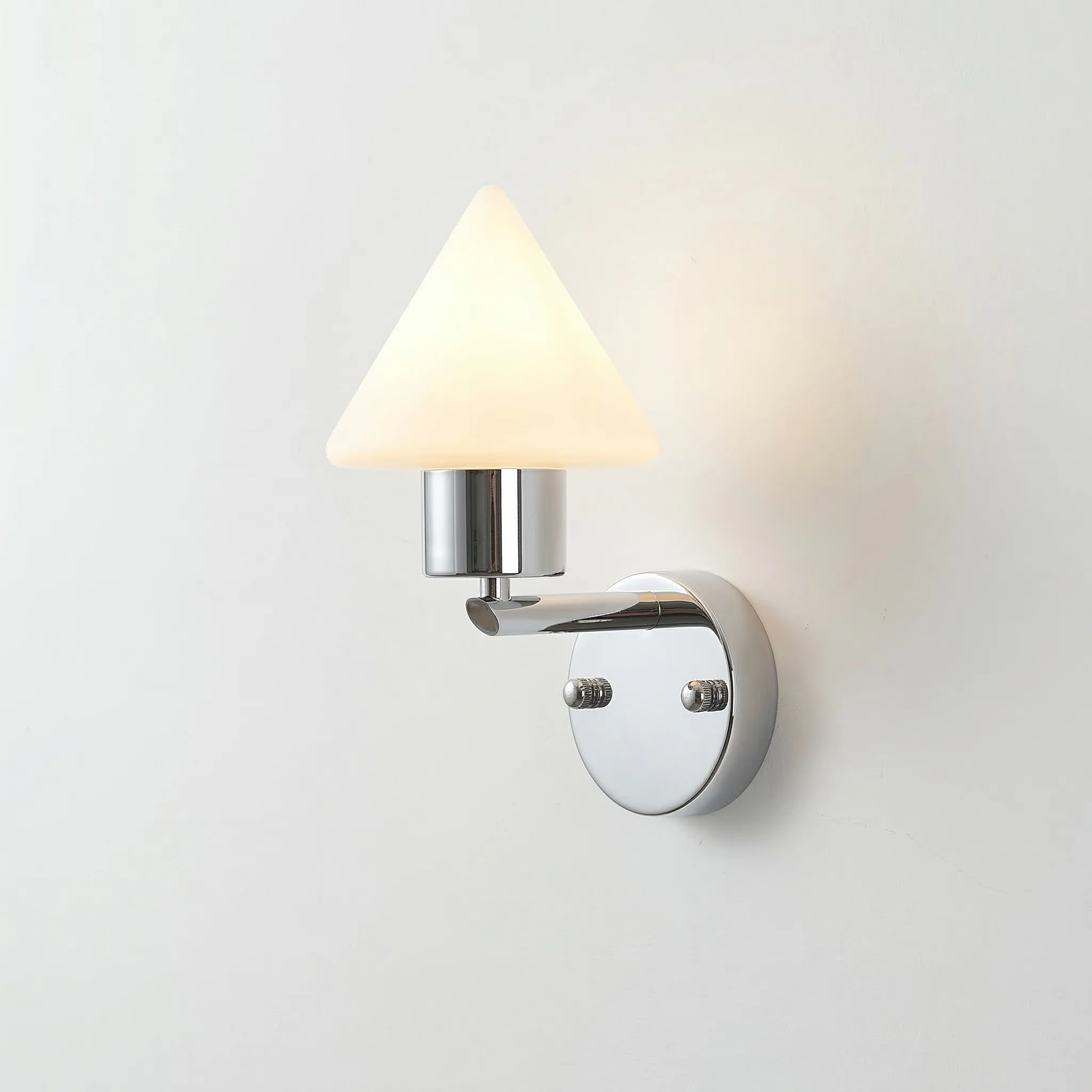 Luminária Arandela Moderna Minimalista Alumínio Vidro Pukete