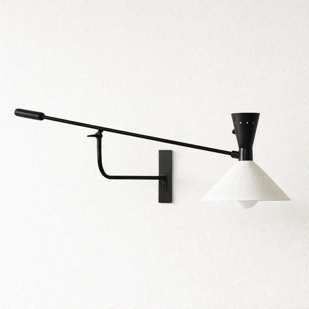 Luminária Arandela Articulada Moderna Minimalista Metal Pecco - Image 3