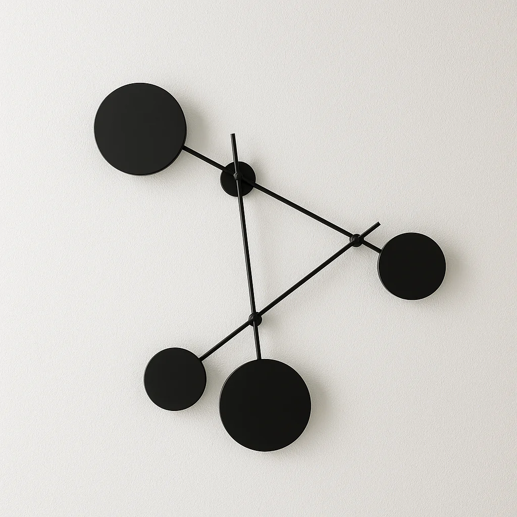 Luminária Arandela Moderna Minimalista Metal Preto LED Bedside