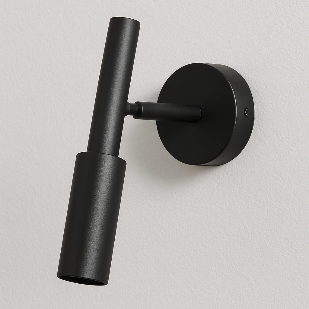Luminária Arandela Articulada Moderna Minimalista Metal Preto LED Duct - Image 2