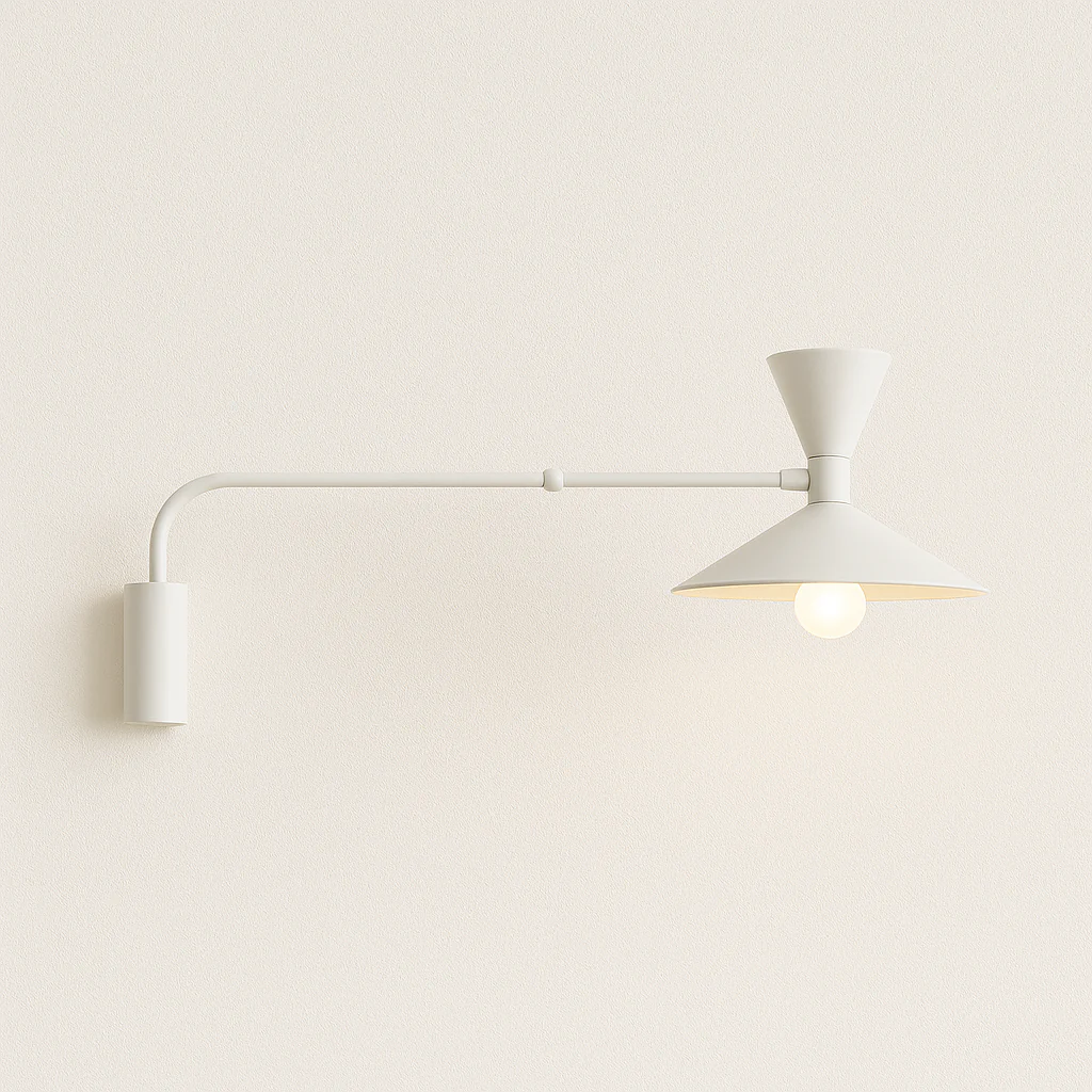 Luminária Arandela Articulada Moderna Minimalista Metal Preto Exotic - Image 5