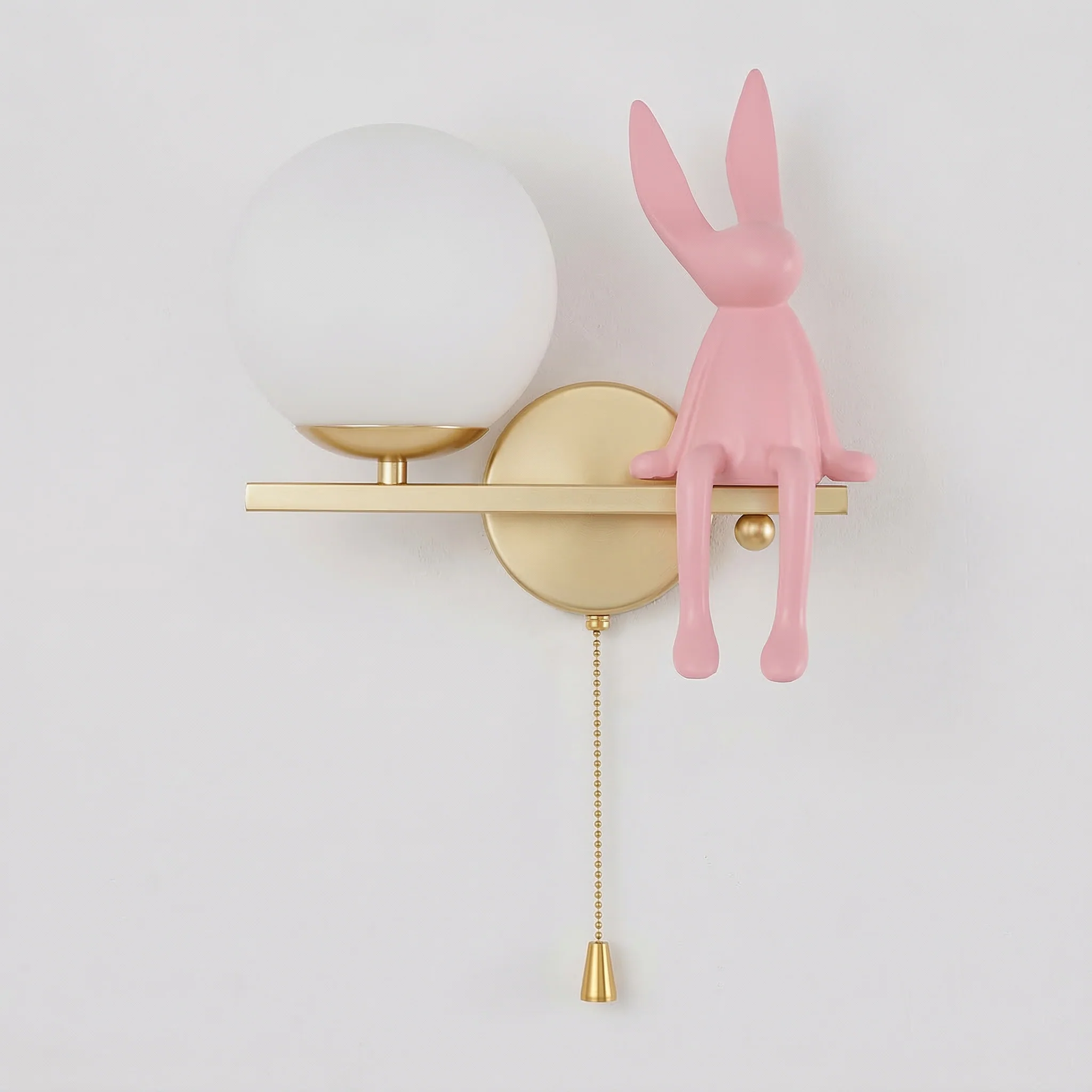 Luminária Arandela Moderna Minimalista Infantil Alumínio VIdro Resina Meri - Image 2