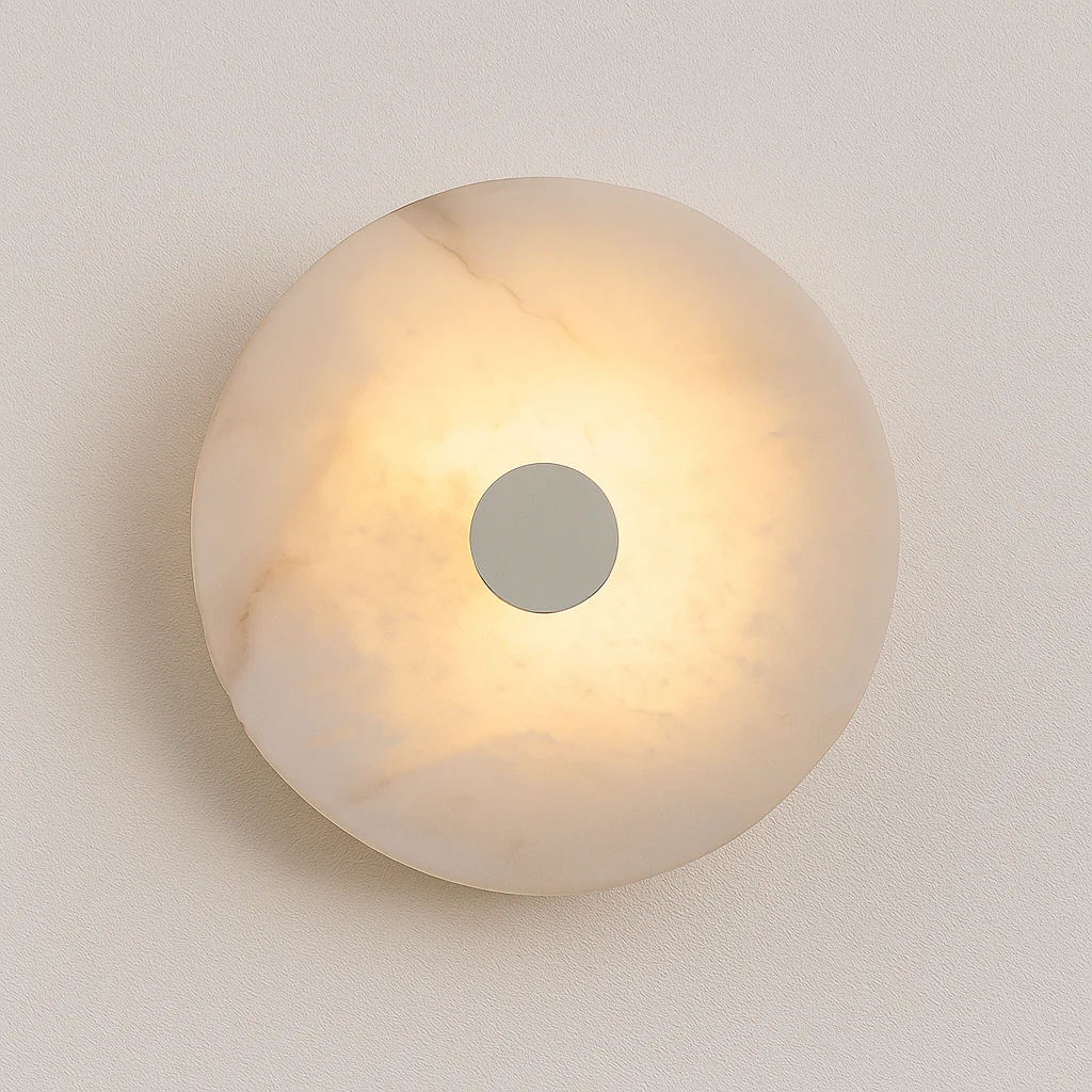 Luminária Arandela Moderna Minimalista Mármore Metal LED Lux - Image 3