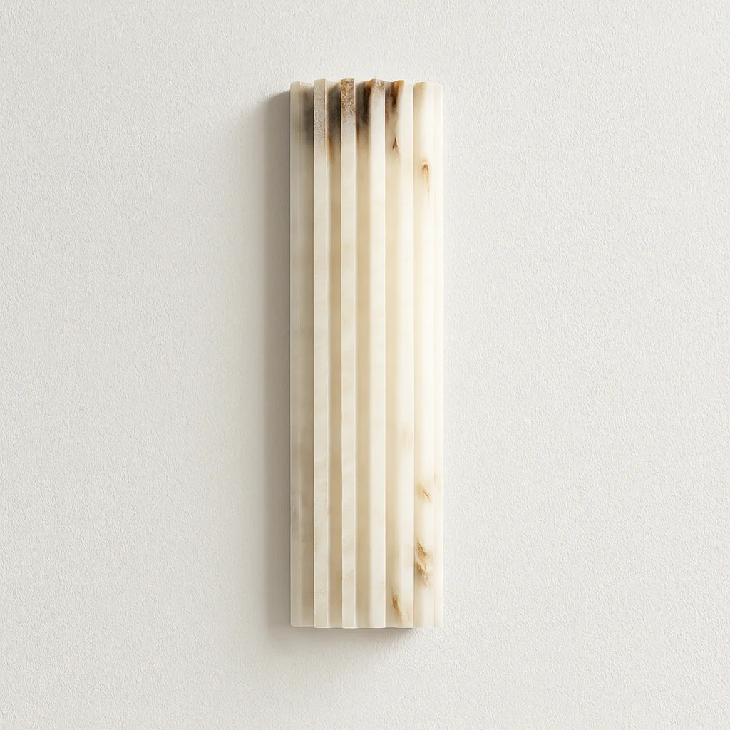 Luminária Arandela Moderna Minimalista Mármore Calacatta Linear LED Maadi - Image 2