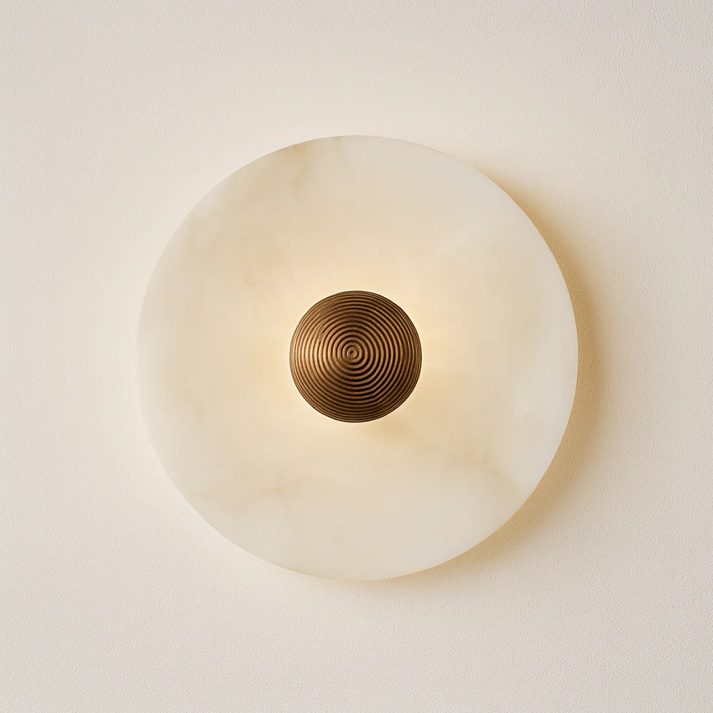 Luminária Arandela Moderna Minimalista Mármore Metal LED Matter