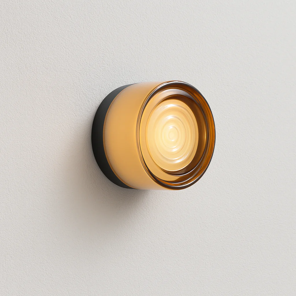 Luminária Arandela Moderna Minimalista Vidro Metal LED Kovel