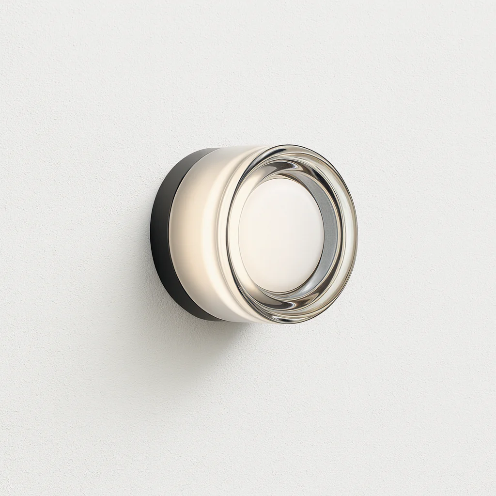 Luminária Arandela Moderna Minimalista Vidro Metal LED Kovel - Image 2