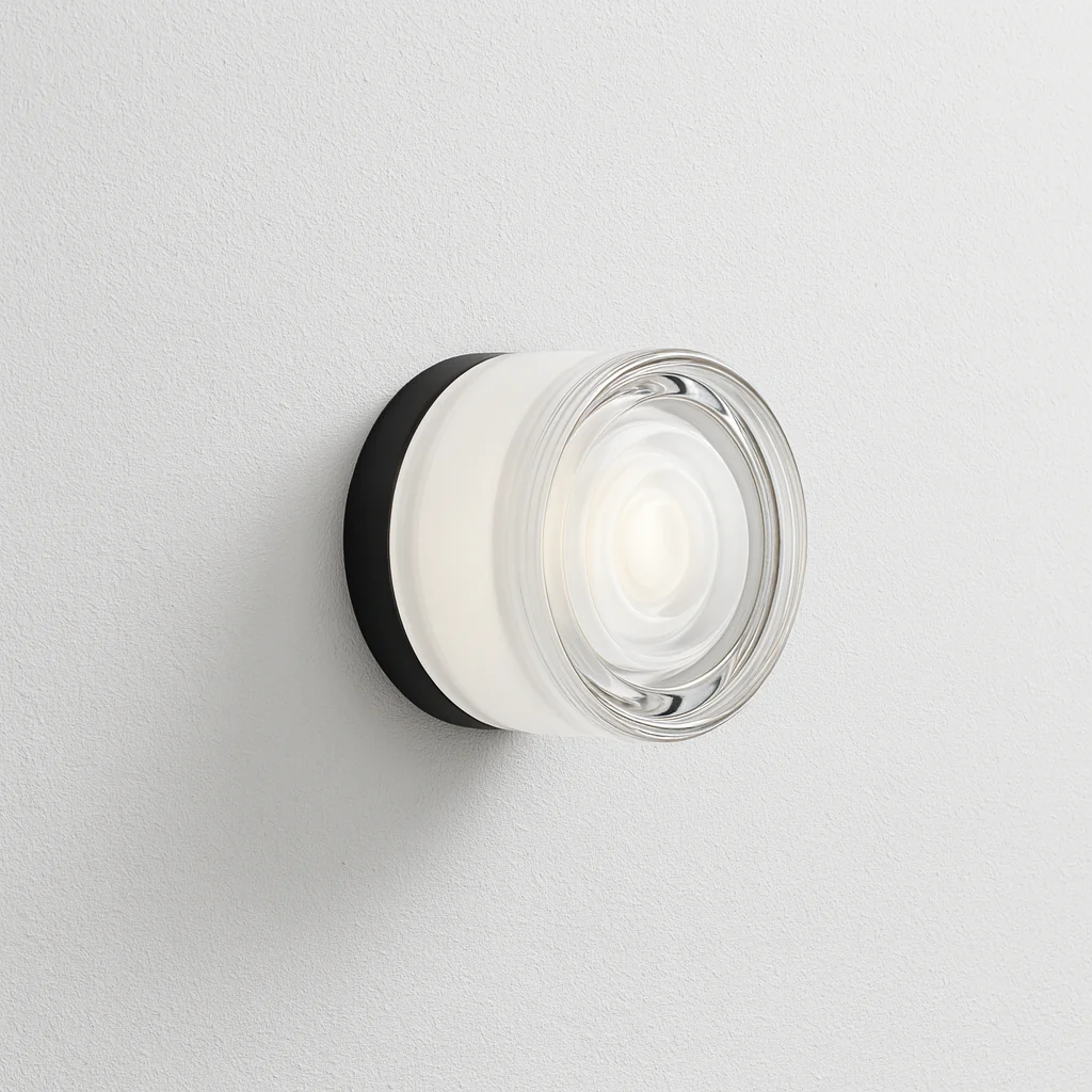Luminária Arandela Moderna Minimalista Vidro Metal LED Kovel - Image 3