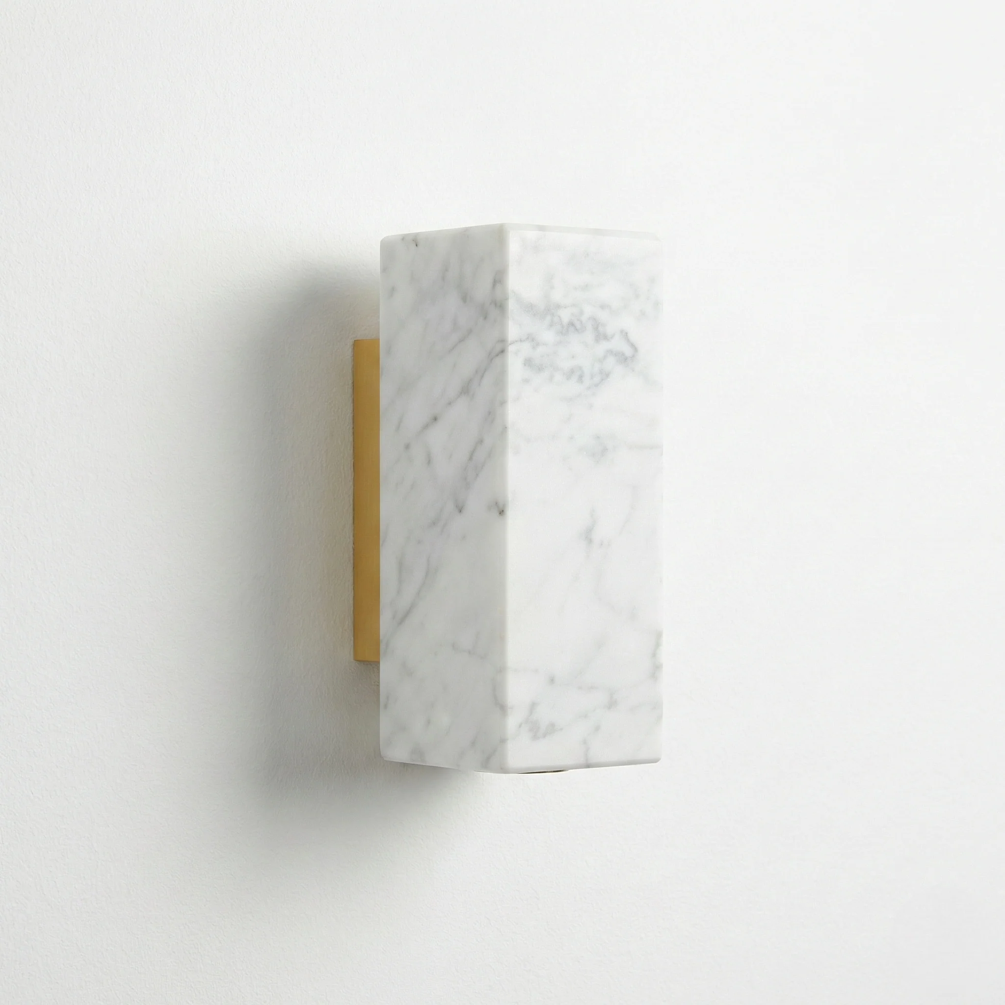 Luminária Arandela Moderna Minimalista Mármore Carrara Cerâmica LED Resita - Image 8