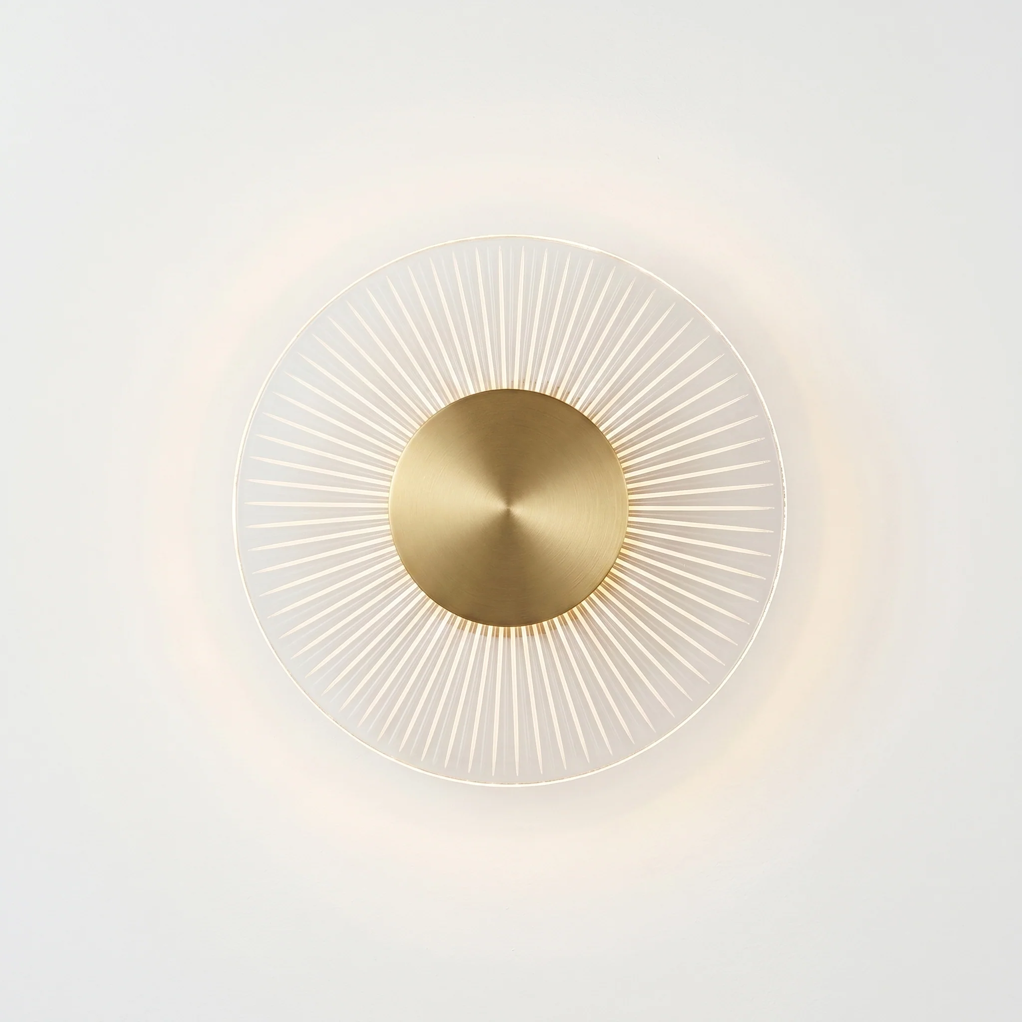 Luminária Arandela Moderna Minimalista Metal Acrílico LED Sunrise