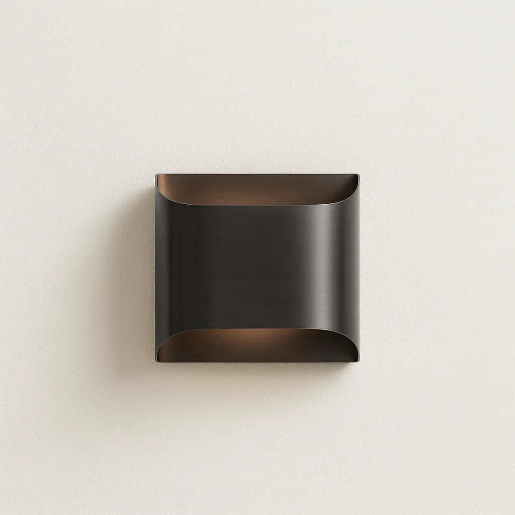 Luminária Arandela Moderna Minimalista Metal Bronze Misso