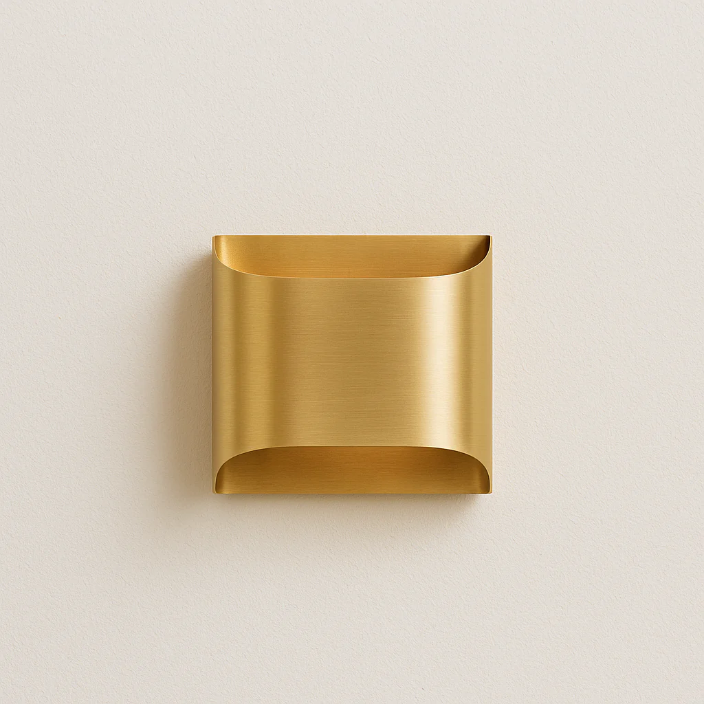 Luminária Arandela Moderna Minimalista Metal Bronze Misso - Image 2