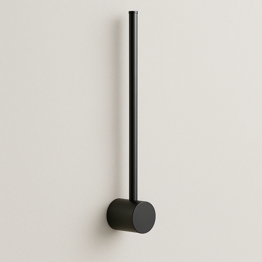 Luminária Arandela Minimalista Moderna Metal Linear Preto LED Pointer