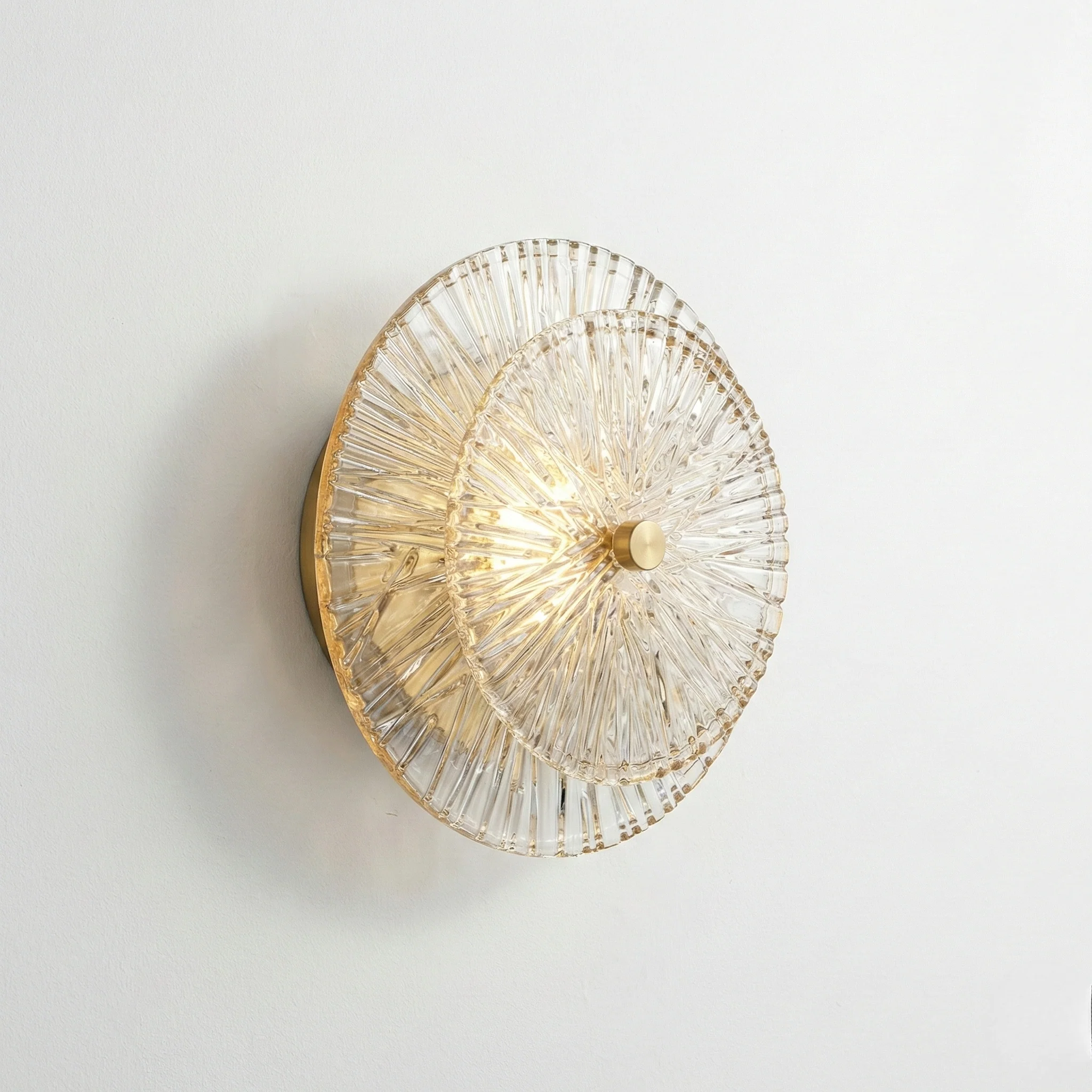Luminária Arandela Moderna Minimalista Vidro Kalofer