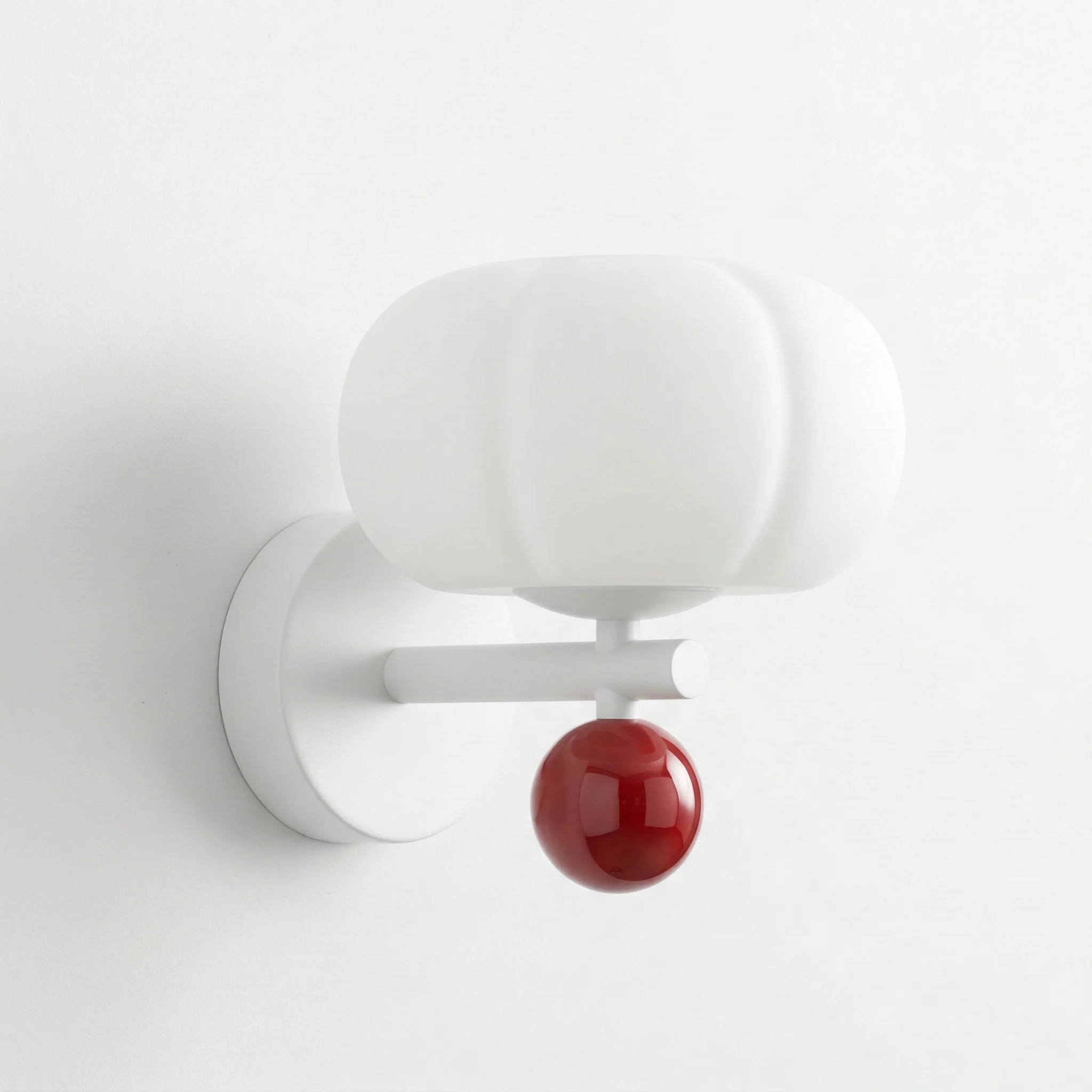 Luminária Arandela Moderna Minimalista Cerâmica Metal Globo Mostar