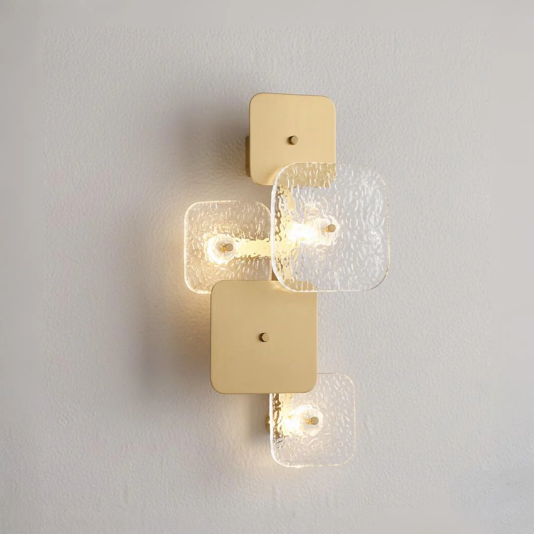 Luminária Arandela Moderna Minimalista Vidro Metal LED Babila