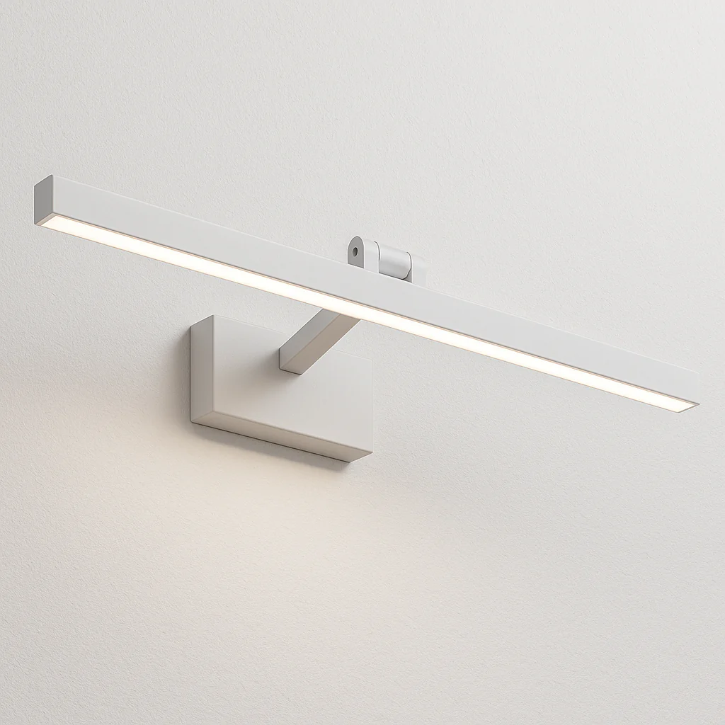 Luminária Arandela Articulada Moderna Minimalista Metal Linear Branco LED LED