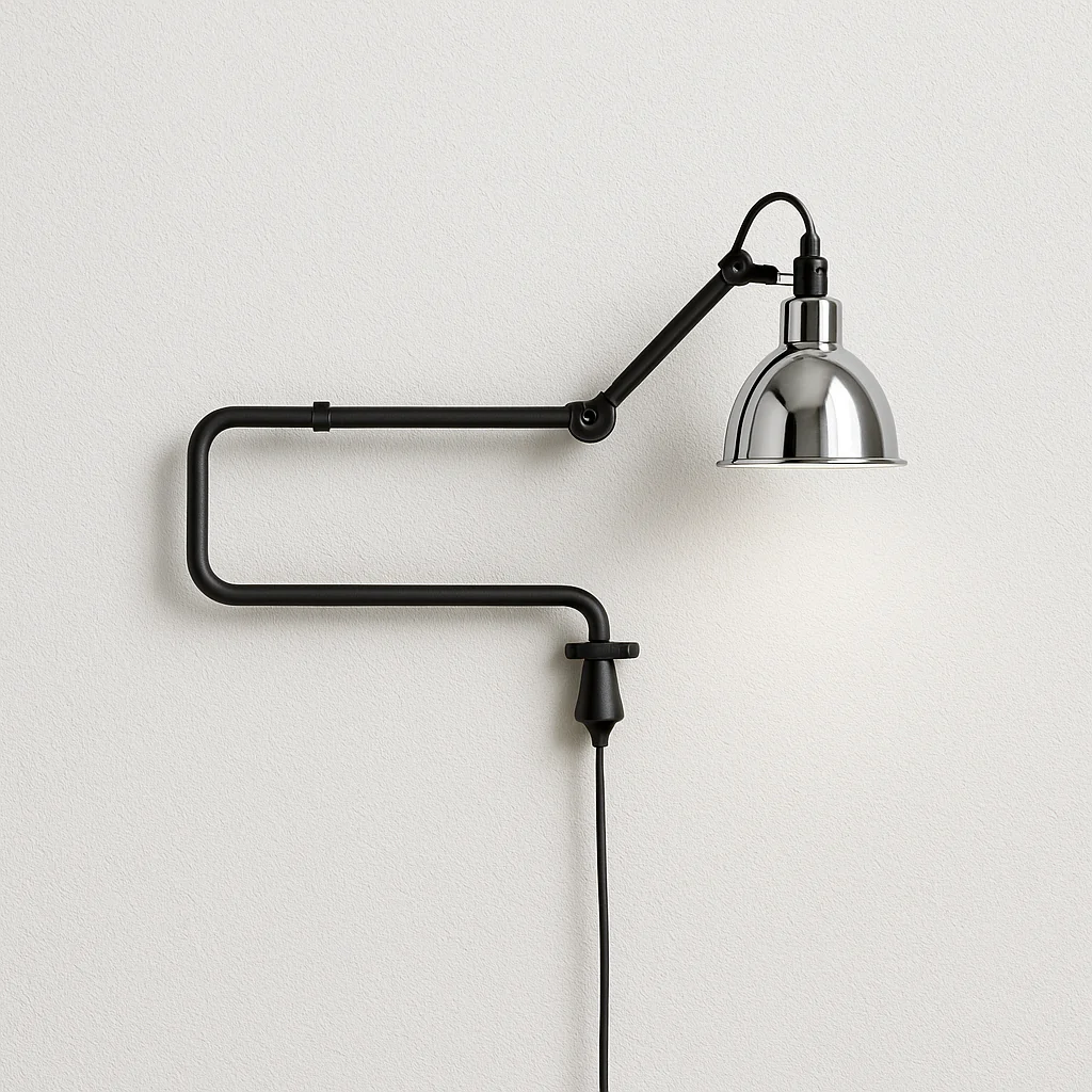 Luminária Arandela Articulada Industrial Minimalista Metal Dacco - Image 4