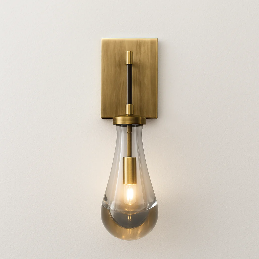 Luminária Arandela Moderna Minimalista Vidro Metal Blip - Image 4