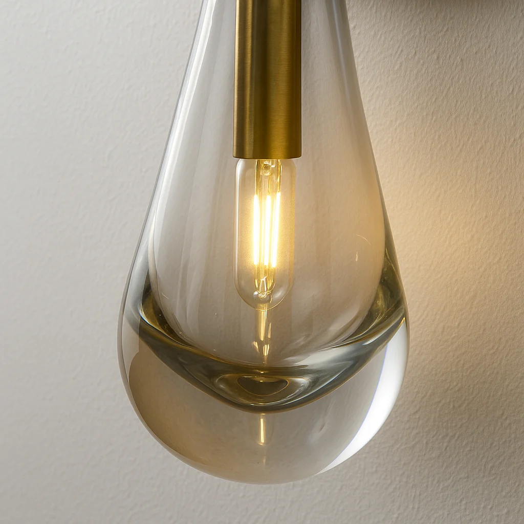 Luminária Arandela Moderna Minimalista Vidro Metal Blip - Image 5