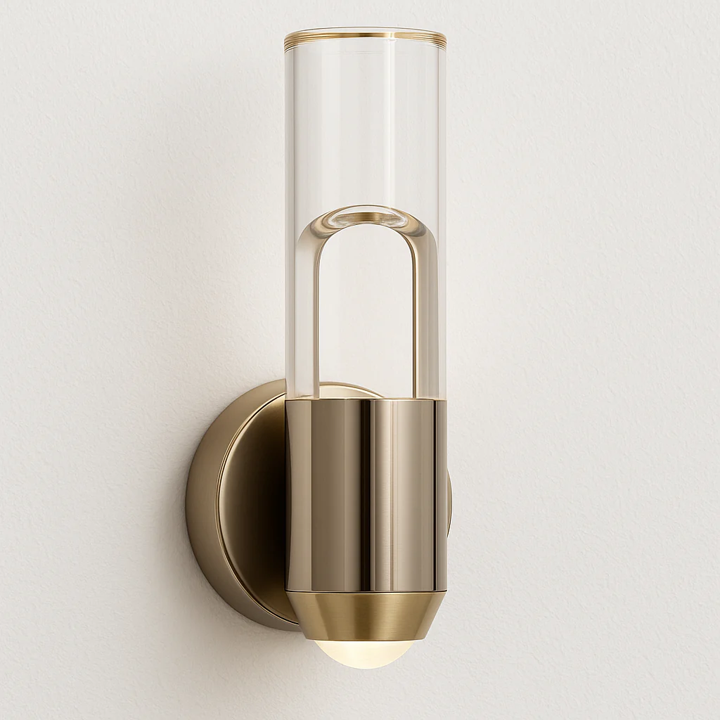 Luminária Arandela Moderna Minimalista Metal LED Vella