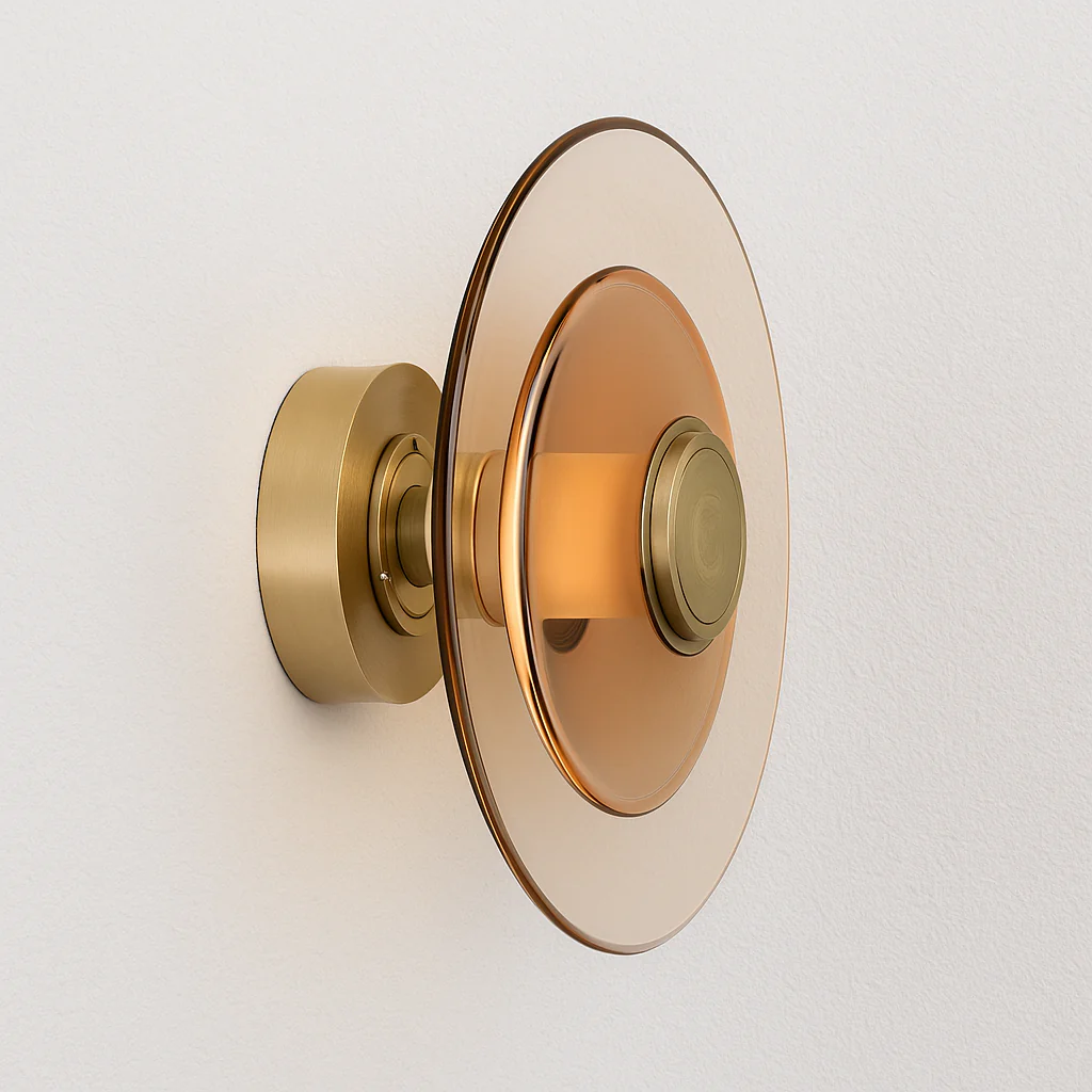 Luminária Arandela Moderna Minimalista Vidro Metal LED Pounce - Image 2