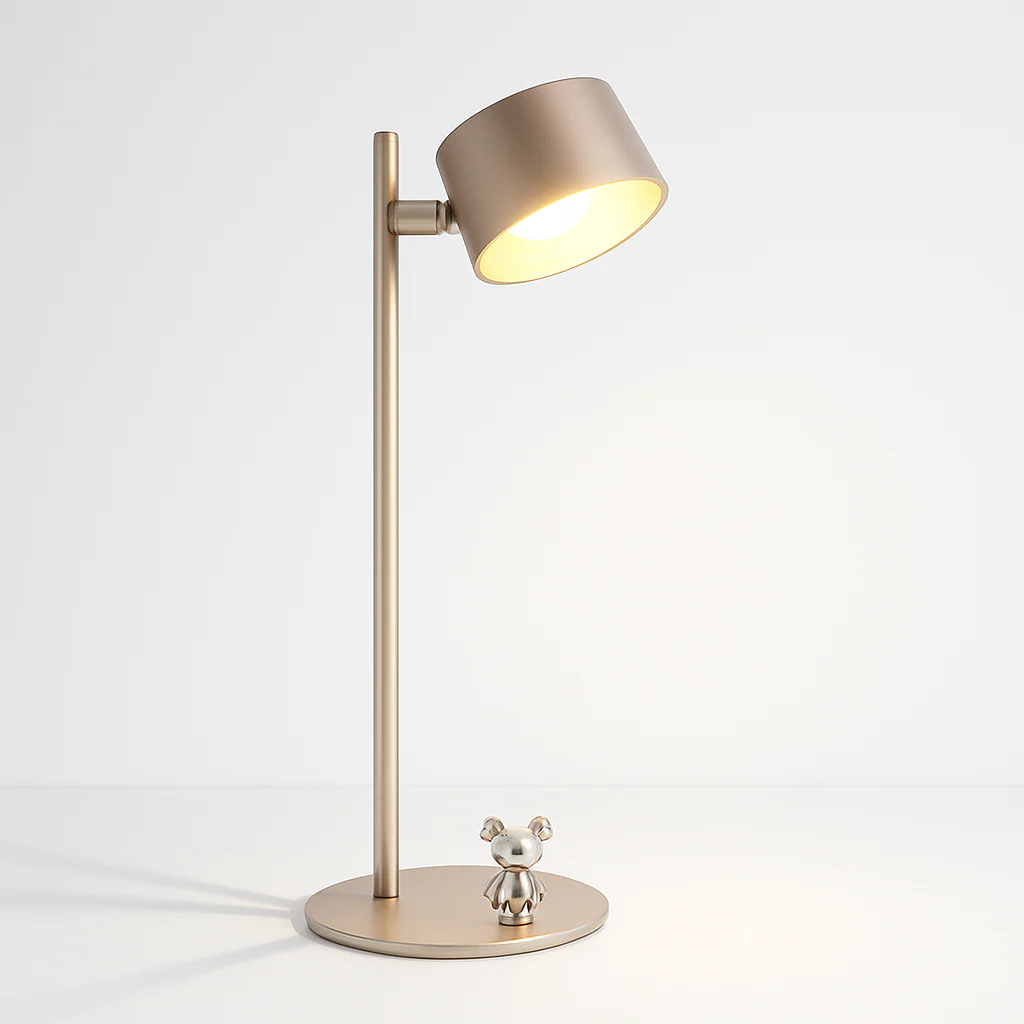 Luminária de Mesa Abajur Direcionável Moderno Minimalista Metal LED Vantalle