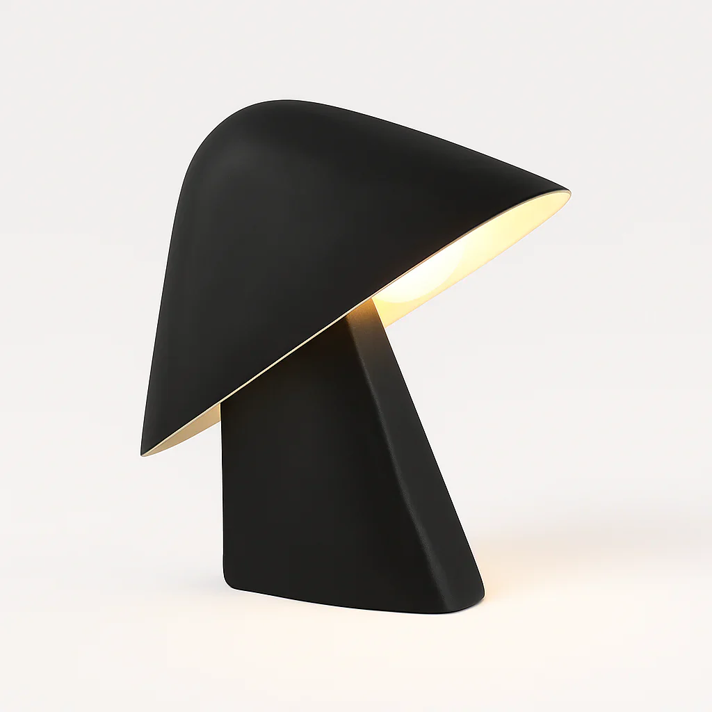Luminária de Mesa Abajur Moderno Minimalista Resina LED Djaza
