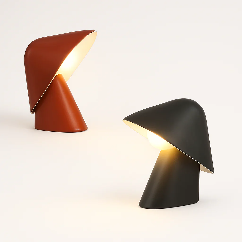 Luminária de Mesa Abajur Moderno Minimalista Resina LED Djaza - Image 3