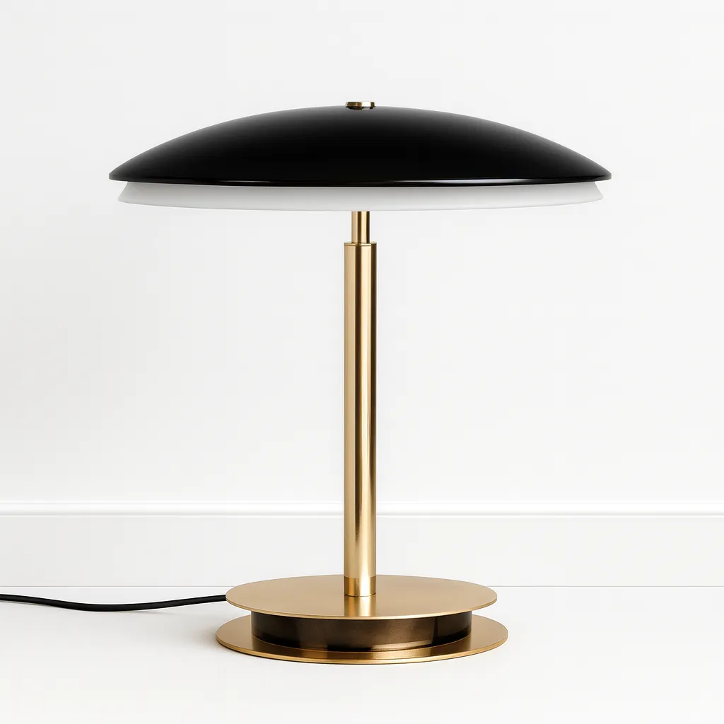 Luminária de Mesa Abajur Moderno Minimalista Metal LED Dotta