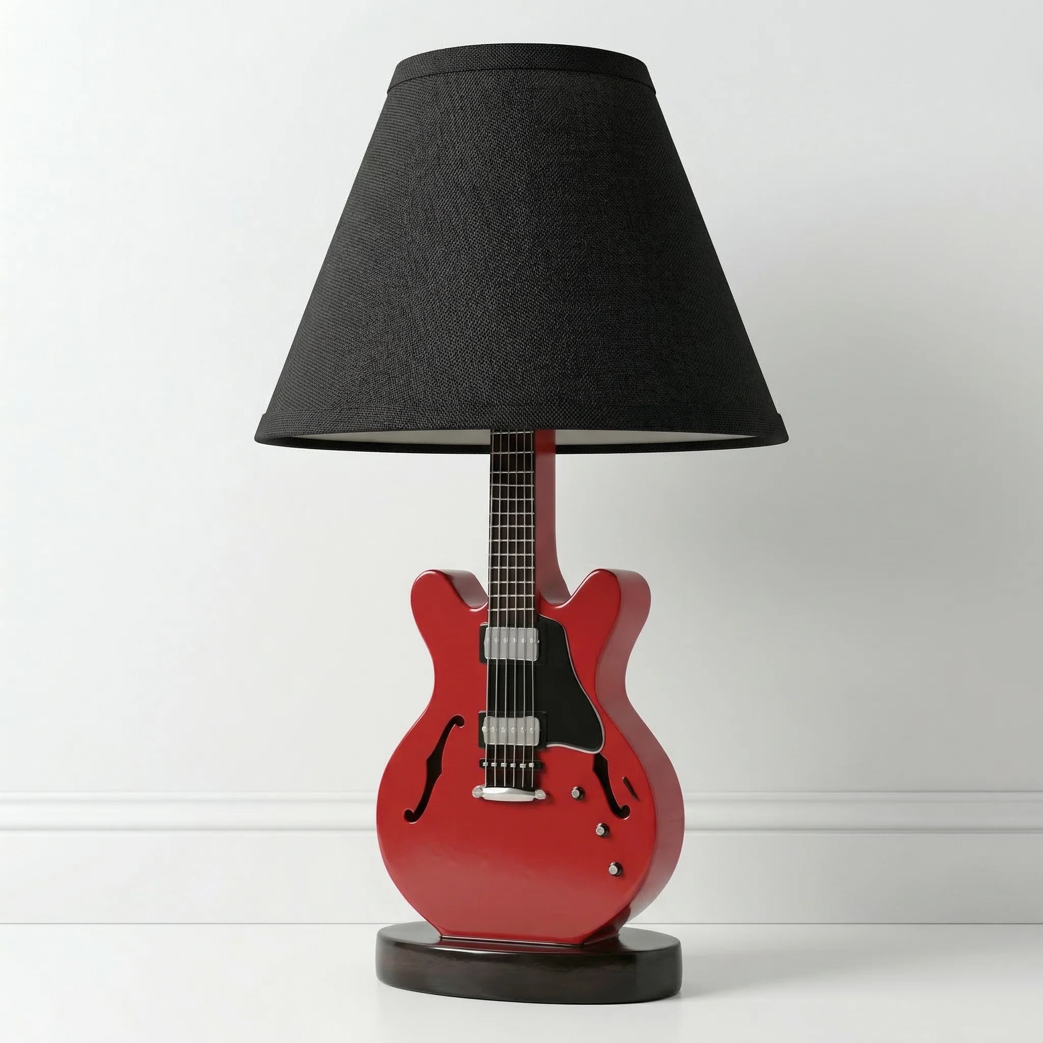 Luminária de Mesa Abajur Infantil Retrô Vintage Resina Tecido Amalfi
