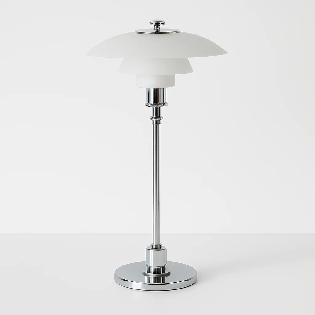 Luminária de Mesa Abajur Moderno Minimalista Vidro Metal Anvil