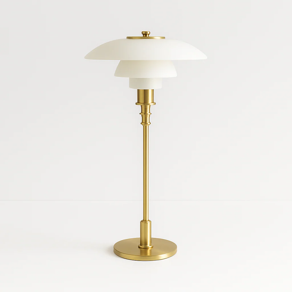 Luminária de Mesa Abajur Moderno Minimalista Vidro Metal Anvil - Image 2