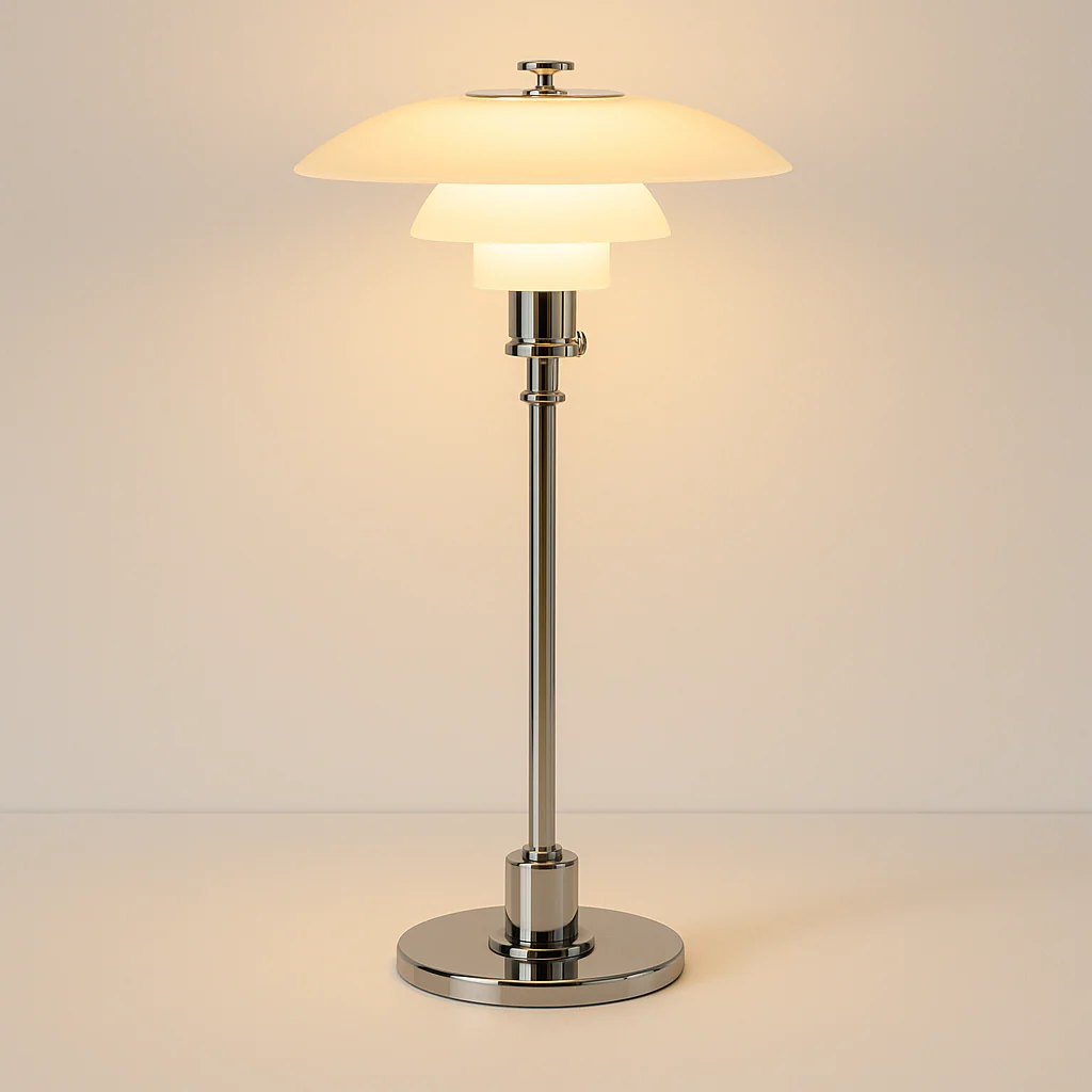 Luminária de Mesa Abajur Moderno Minimalista Vidro Metal Anvil - Image 5