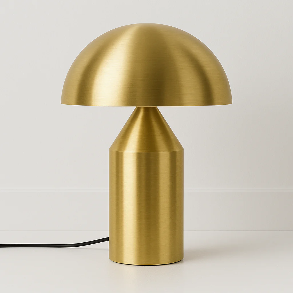 Luminária de Mesa Abajur Moderno Minimalista Metal Cogumelo - Image 2