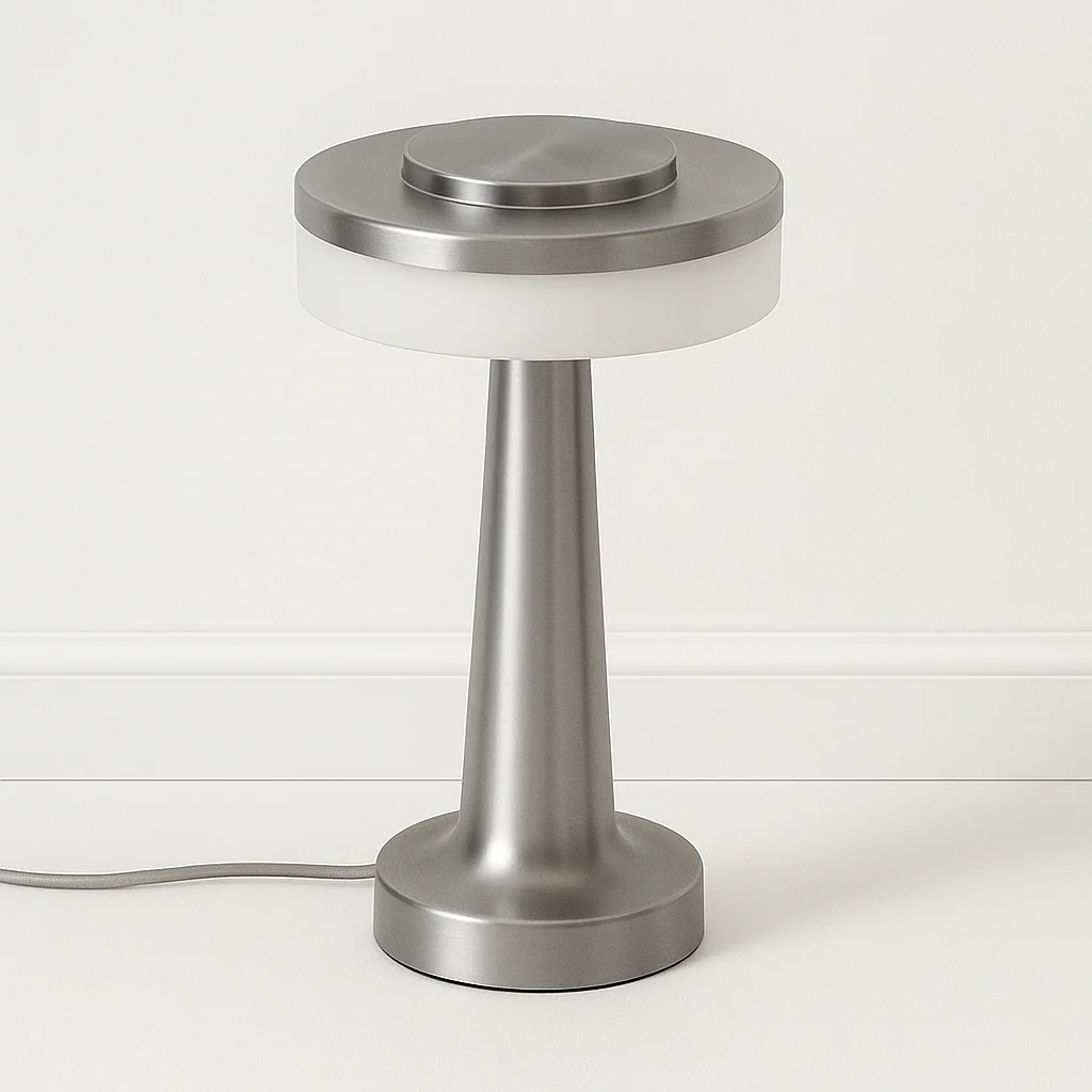 Luminária de Mesa Abajur Moderno Minimalista Metal LED Dumbbel - Image 2