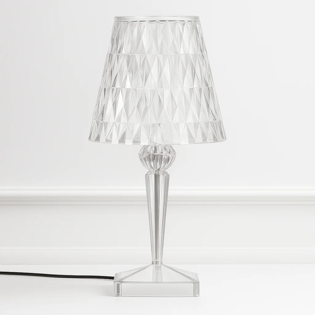 Luminária de Mesa Abajur Recarregável Moderno Minimalista Acrílico LED Lynx
