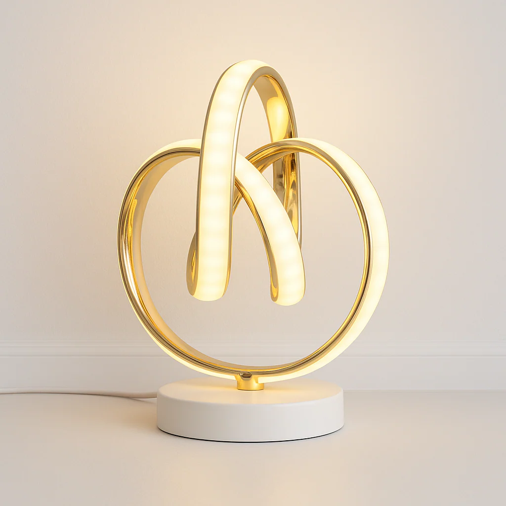 Luminária de Mesa Abajur Moderno Minimalista Metal LED Madne - Image 2