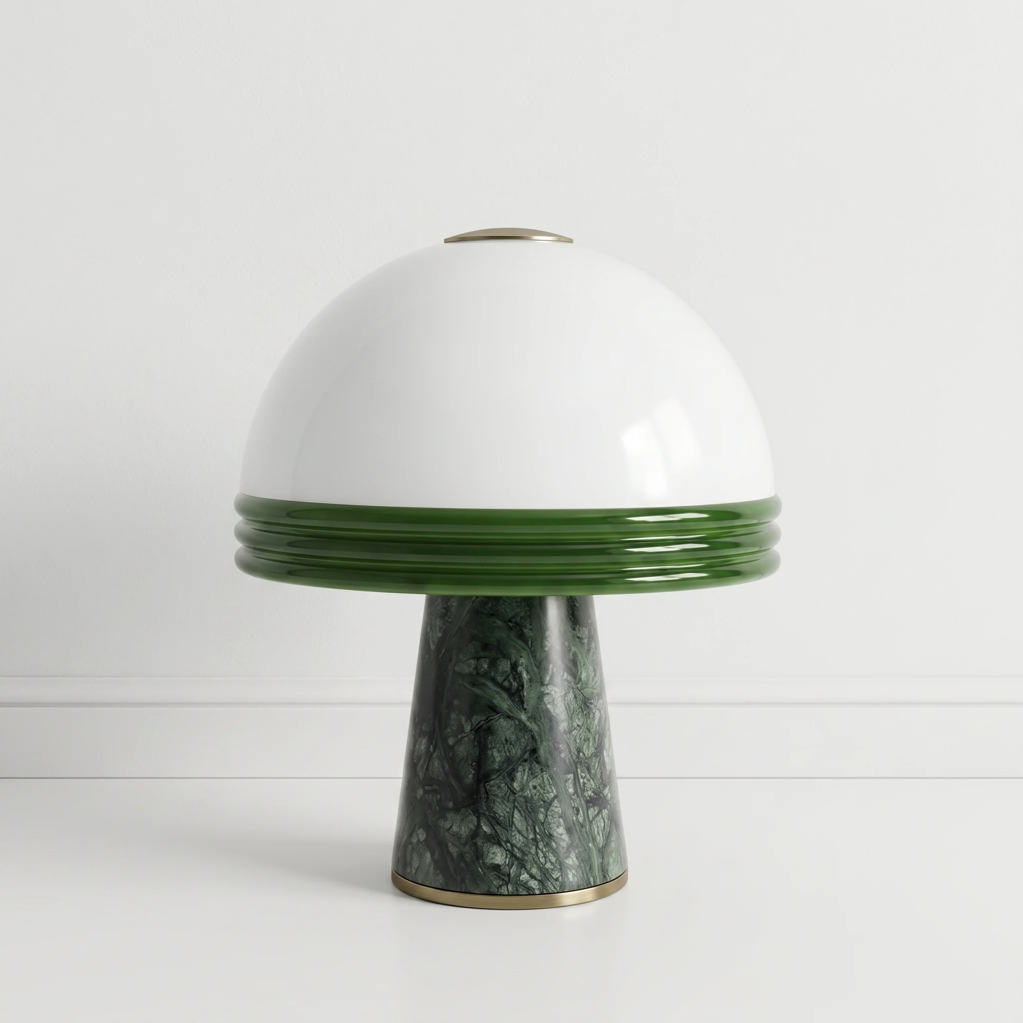 Luminária de Mesa Moderna Minimalista Mármore Vidro Montego - Image 2