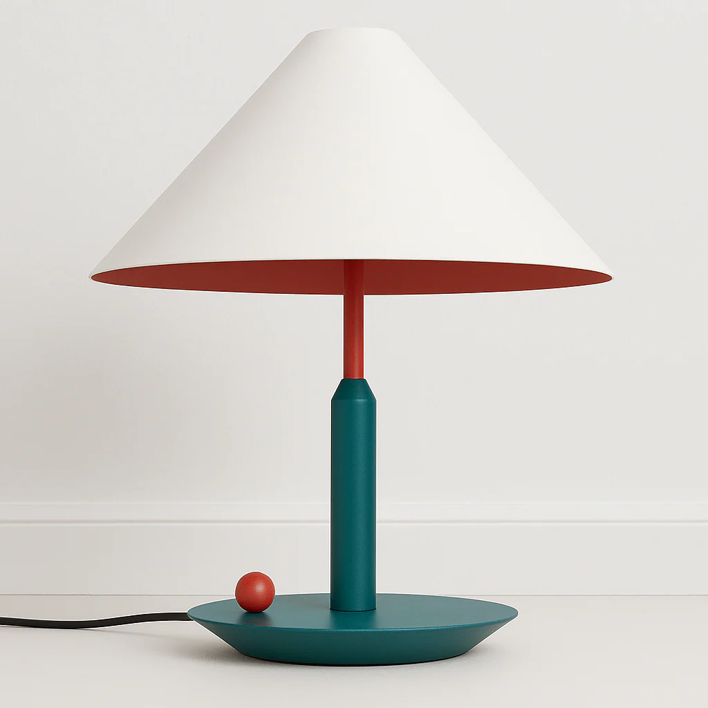 Luminária de Mesa Abajur Moderno Minimalista Metal Jowa