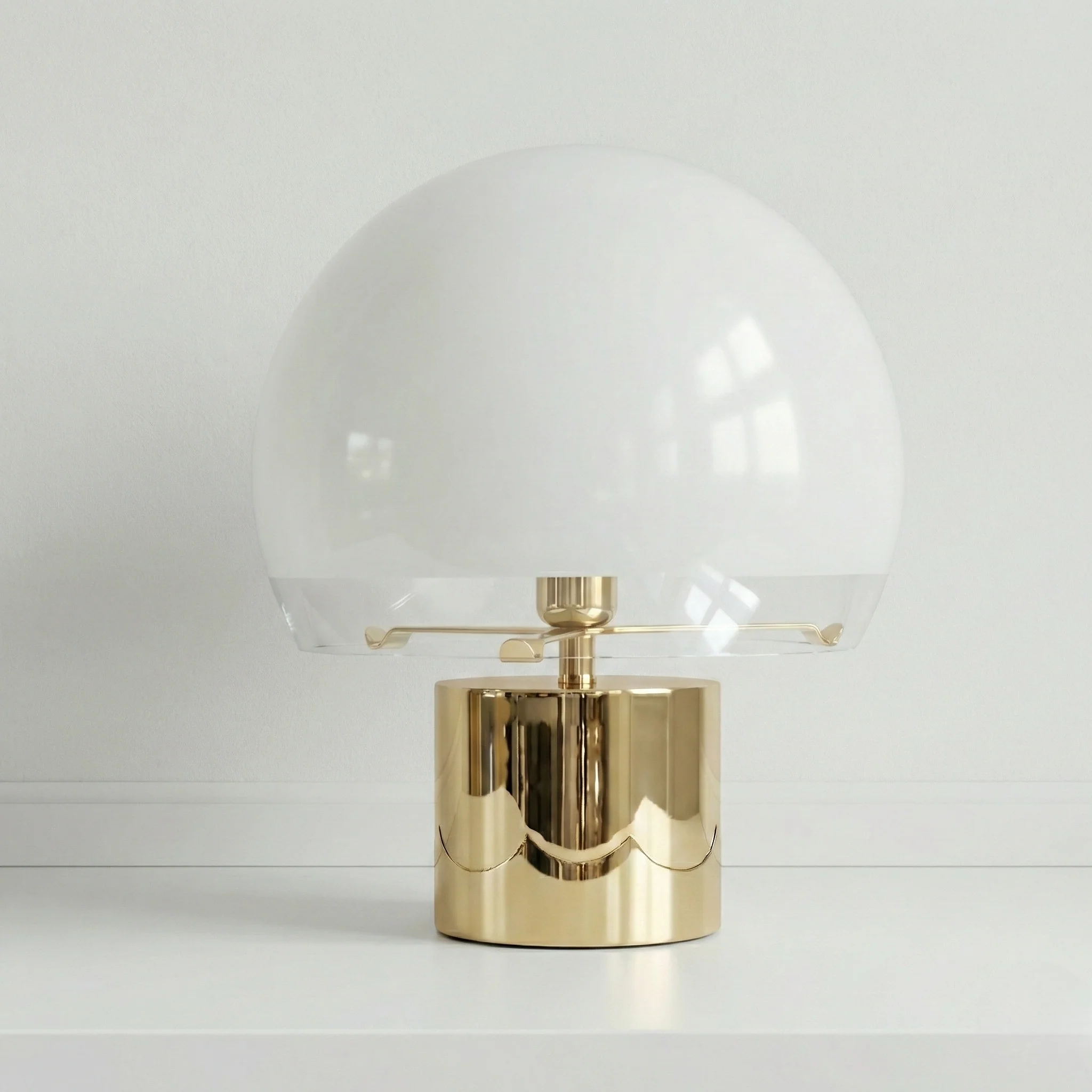 Luminária de Mesa Moderna Minimalista Vidro Forest