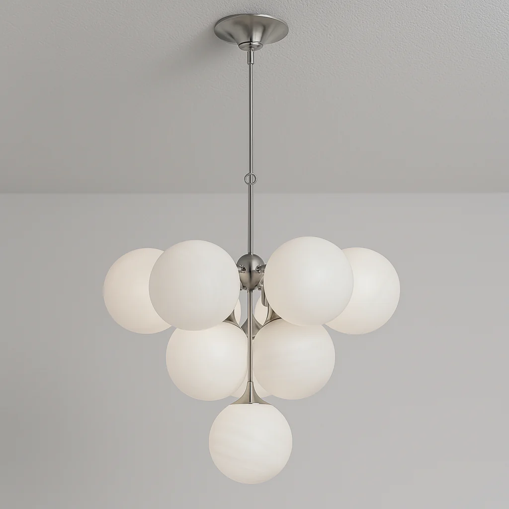 Luminária Pendente Moderno Minimalista Vidro Metal Globos Hazze - Image 3